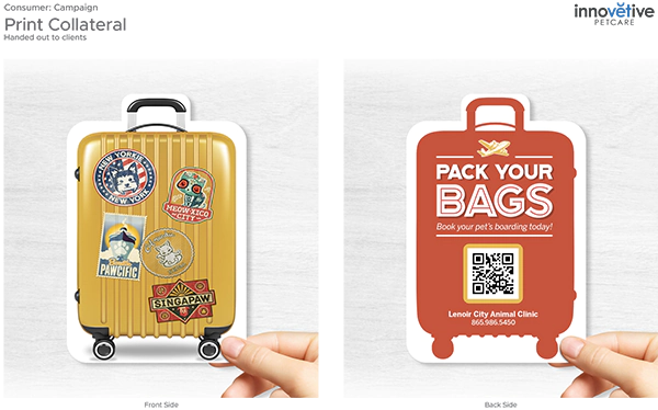 Innovetive Petcare “Pack Your Bags” Boarding Campaign