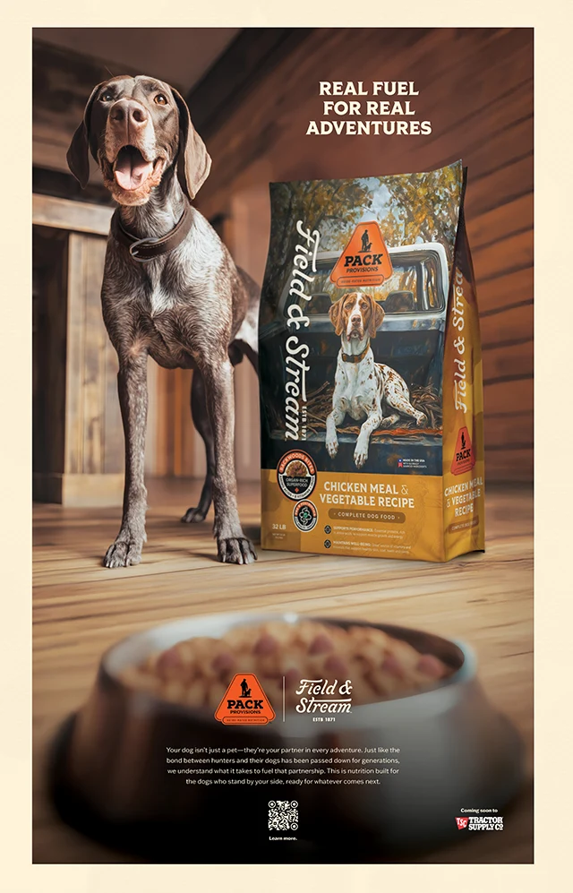Field & Stream Pack Provisions Print Ad